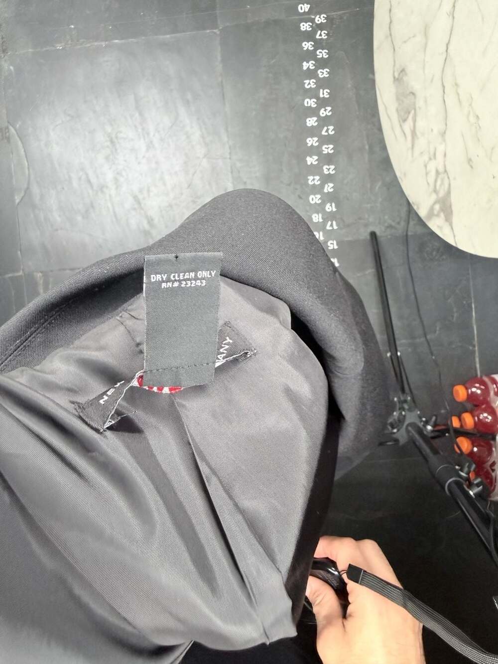 New York & Company Women's Black One-Button Stretch Blazer Size 12 - Picture 5 of 5